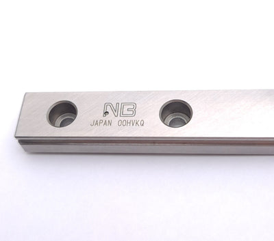 New – Open box Nippon Bearing 00HVKQ HV12-720PD Linear Motion Guide Rail, 720x12mm, 25mm Pitch