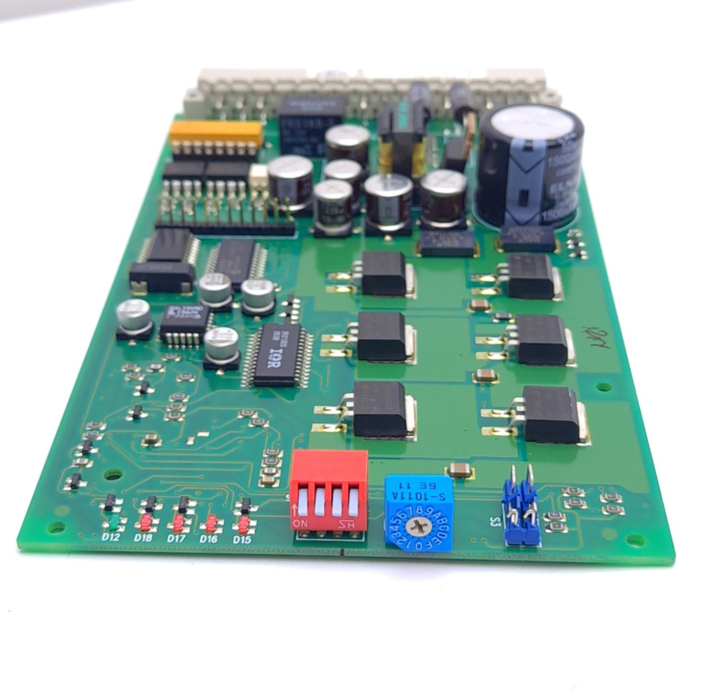 Used Berger Lahr D920.51 Drive Board for 3-Phase Stepper Motor, 24VDC, 200kHz Max