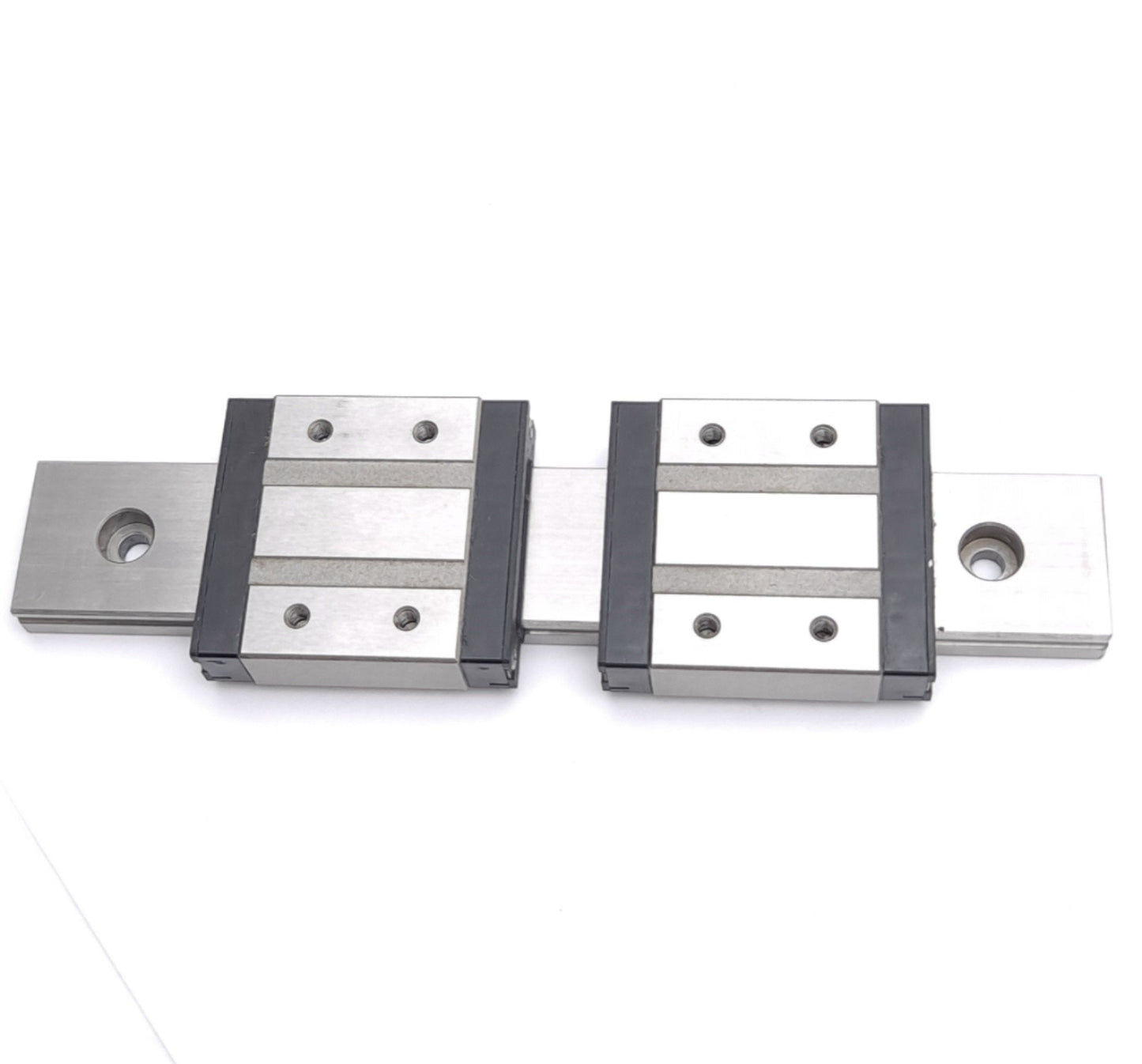 Used Misumi SSEBW 14 Linear Guide Assembly, 2x Ball Bearing Carriages, 150x24mm Rail
