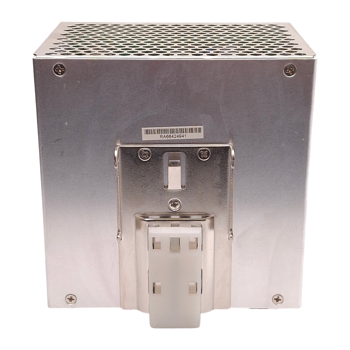 Used Mean Well DRP-240-24 PLC Power Supply, 100-240VAC Input, 24VDC Output, DIN Rail