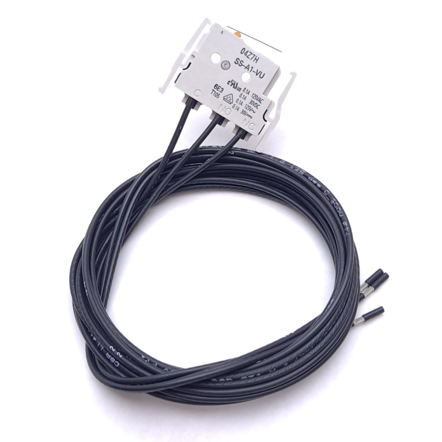 New – Open box Omron SS-A1-VU Limit Switch, 0.1A 125VAC/30VDC, 3-Wire 1m, 1 NO + 1 NC