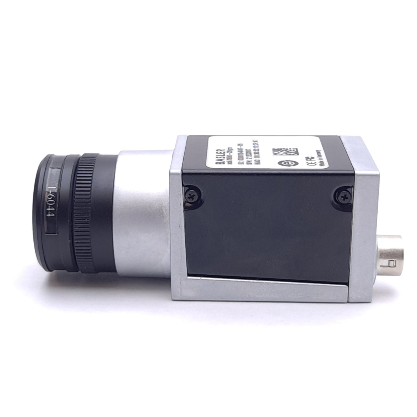 Used Basler acA1600-20gm GigE Camera, 1/1.8", 20fps 1626x1236 4.4μm, 12 VDC, CS-Mount