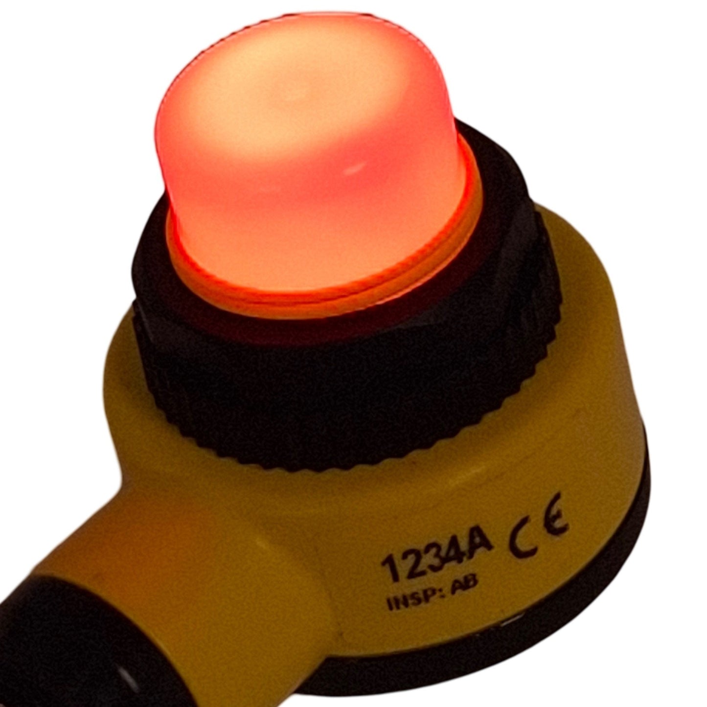 Used Banner T18GRYPQ LED Indicator, 3-Color Green Red Yellow, 10-30VDC, 4-Pin M12