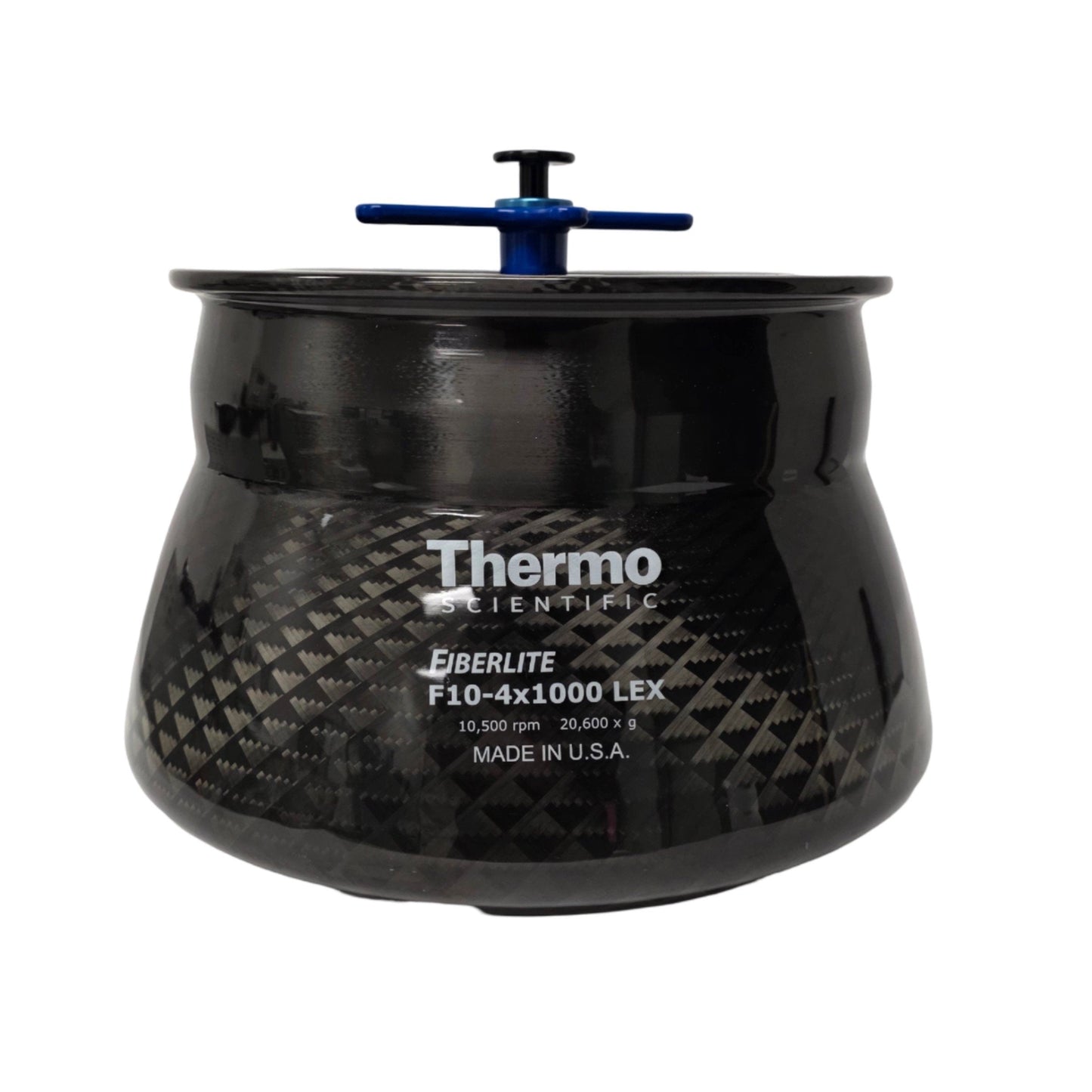 Used Thermo Scientific Fiberlite F10-4x1000 LEX Fixed Angle Rotor With Auto-Lock