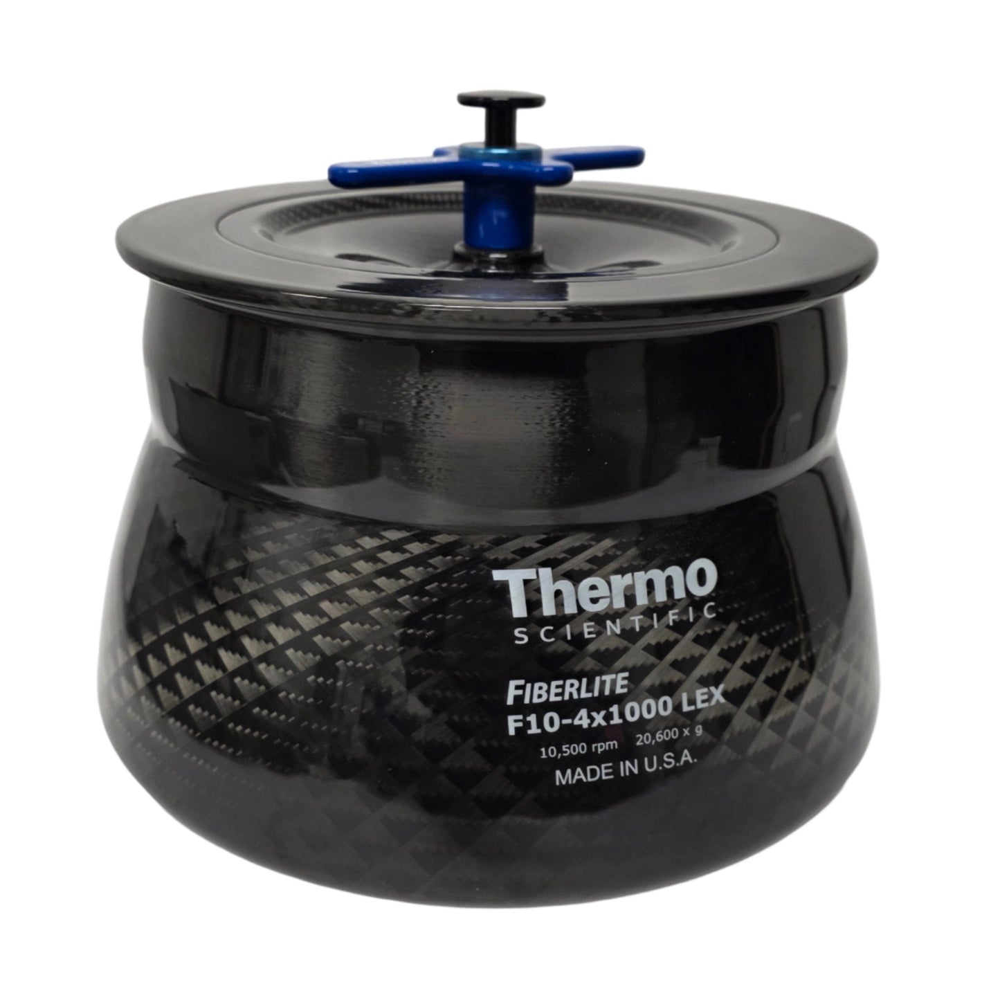 Used Thermo Scientific Fiberlite F10-4x1000 LEX Fixed Angle Rotor With Auto-Lock
