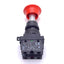 Used ABB SK616001-A, SK616001B Contact Blocks w/ E-Stop Twist Button, ø40mm, 1NO 1NC