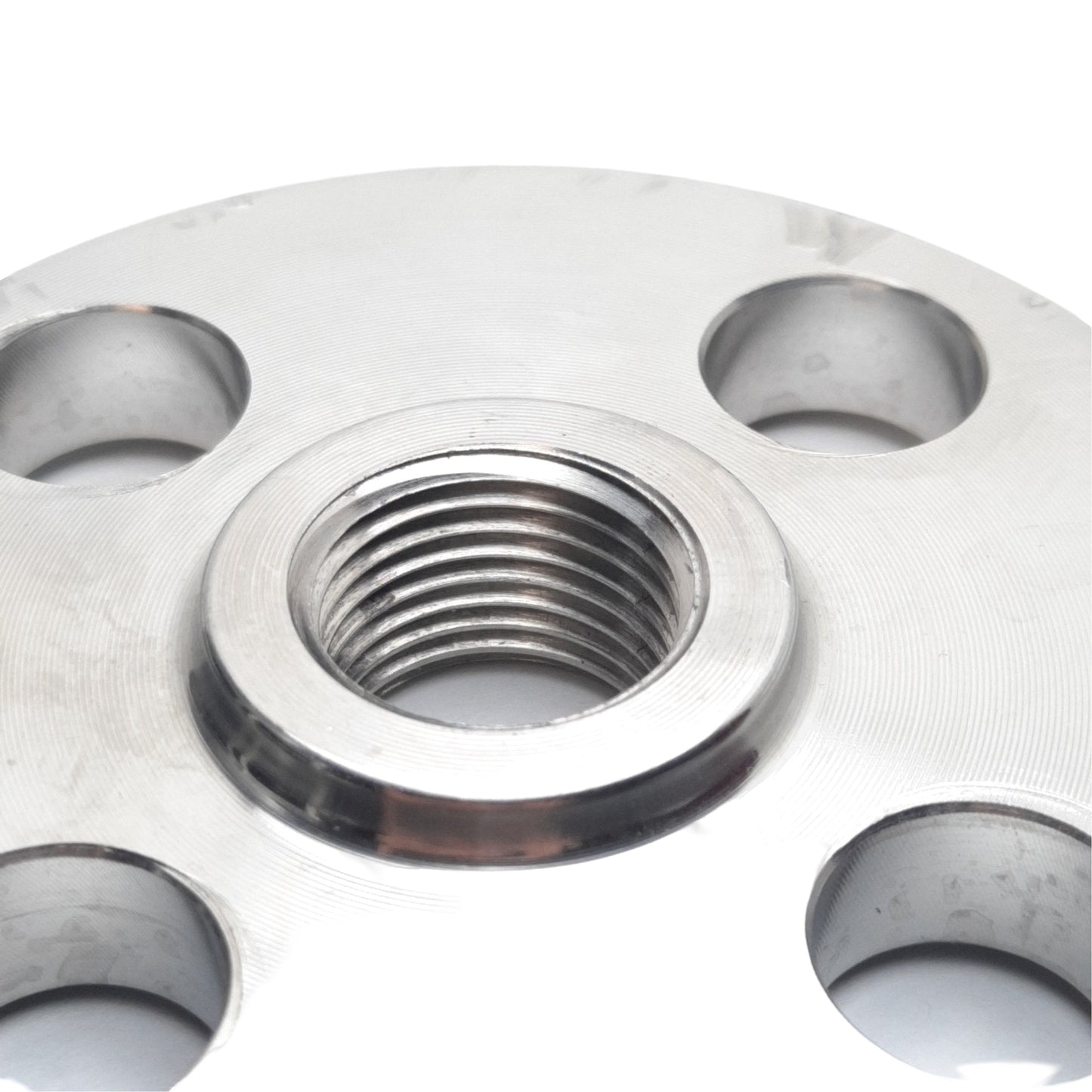 Used Kerkau A182 F304/304L 1/2 150 85123 B16.5 Blind Flange, 1/2in NPT, ø16mm, 150psi