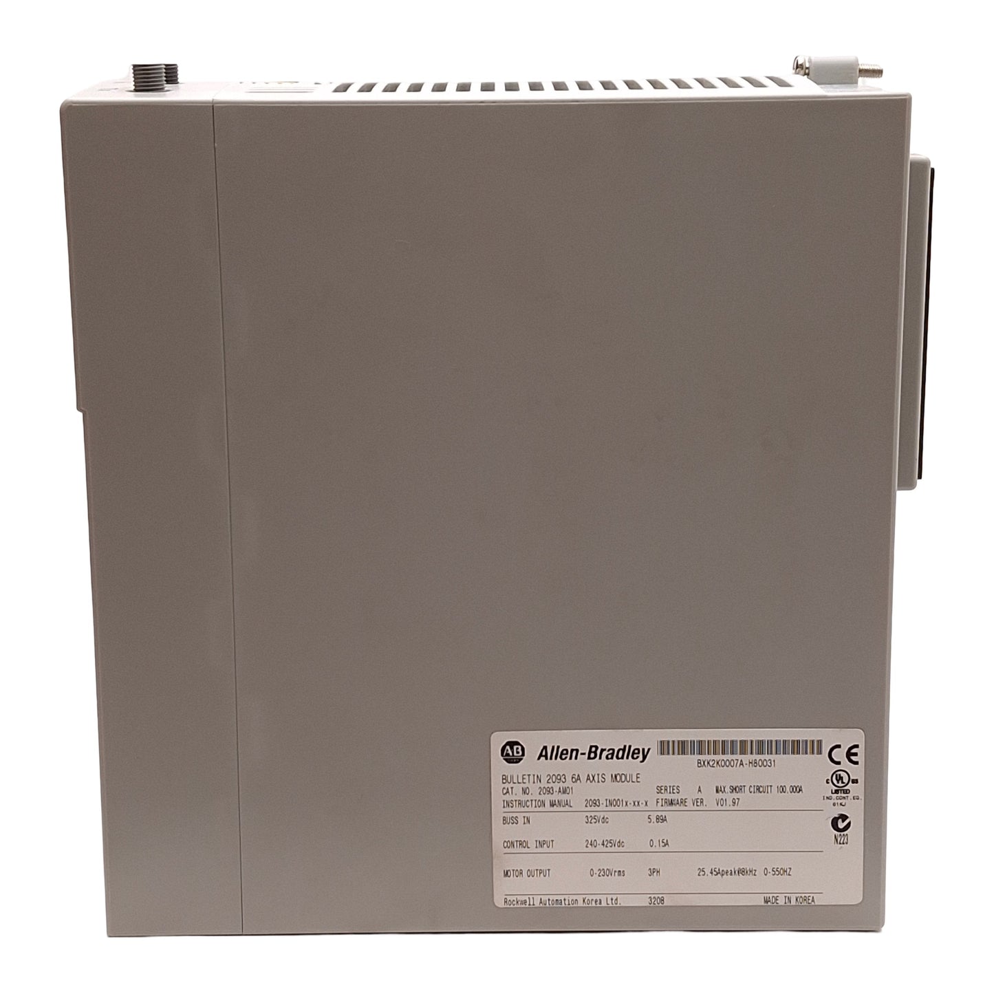 Used Allen Bradley 2093-AM01 Kinetix 2000 Servo Drive Axis Module, 1.9kW, 6A Output