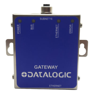 Used Datalogic GWY-01-IND-01 Subnet 16 Gateway, Ethernet, 12-30VDC, 0.2-0.1A, 100Mbps