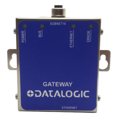 Used Datalogic GWY-01-IND-01 Subnet 16 Gateway, Ethernet, 12-30VDC, 0.2-0.1A, 100Mbps