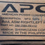 New APC OM-756H REV 12 Sliding Rail ASM Right/Left Kit, 4 Post Rackmount