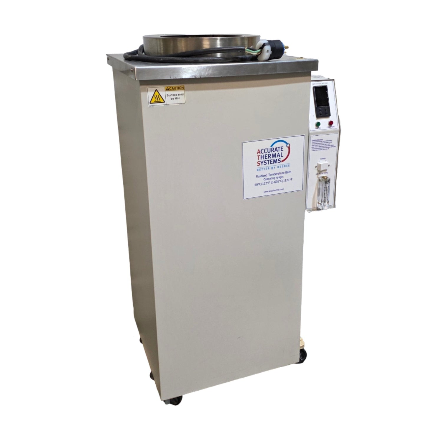 Used Accurate Thermal Systems FTBSL25 Fluidized Temperature Bath 50-605°C, 240VAC 25A