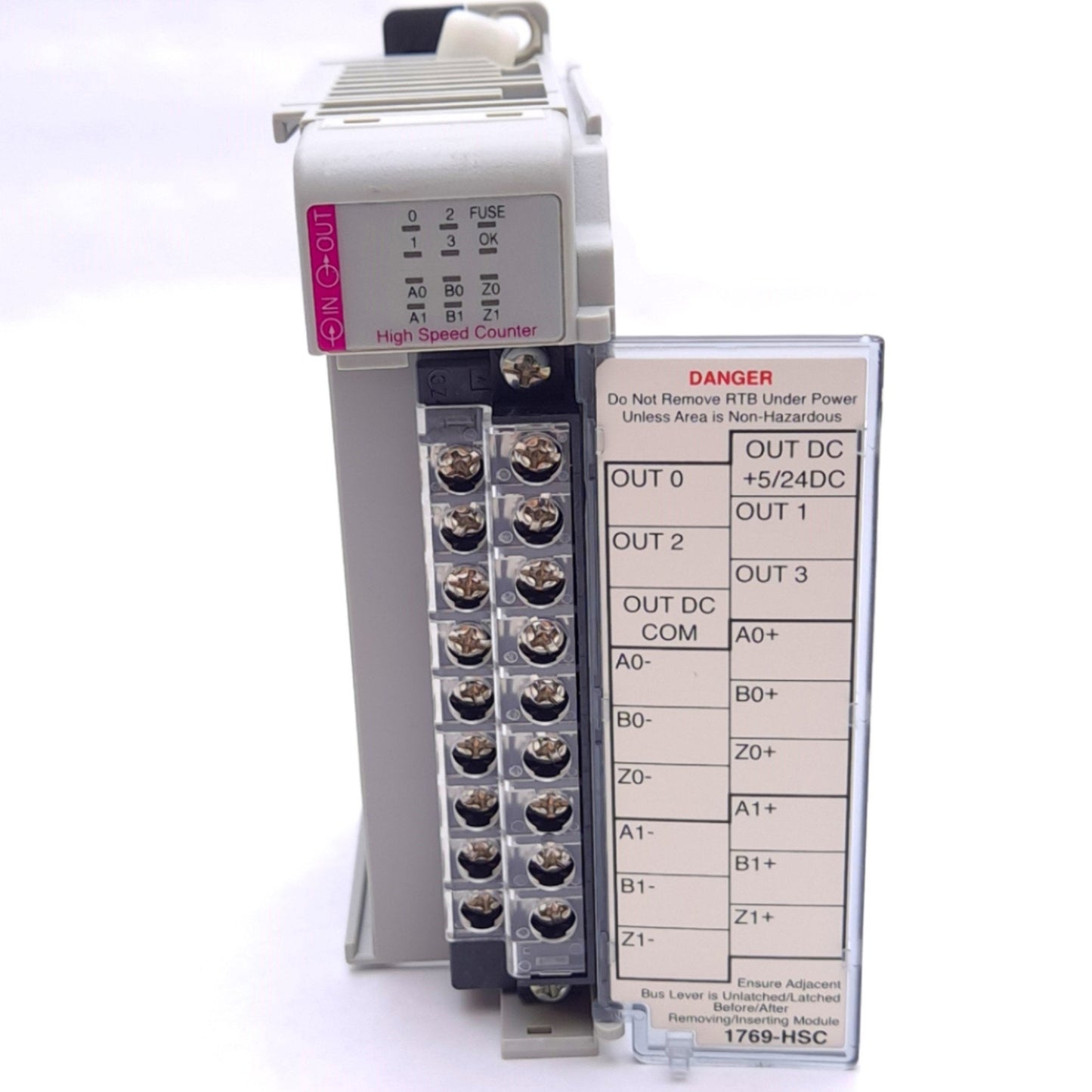 Used Allen Bradley 1769-HSC B CompactLogix High Speed Counter, 2-In 16-Out, 5-24VDC