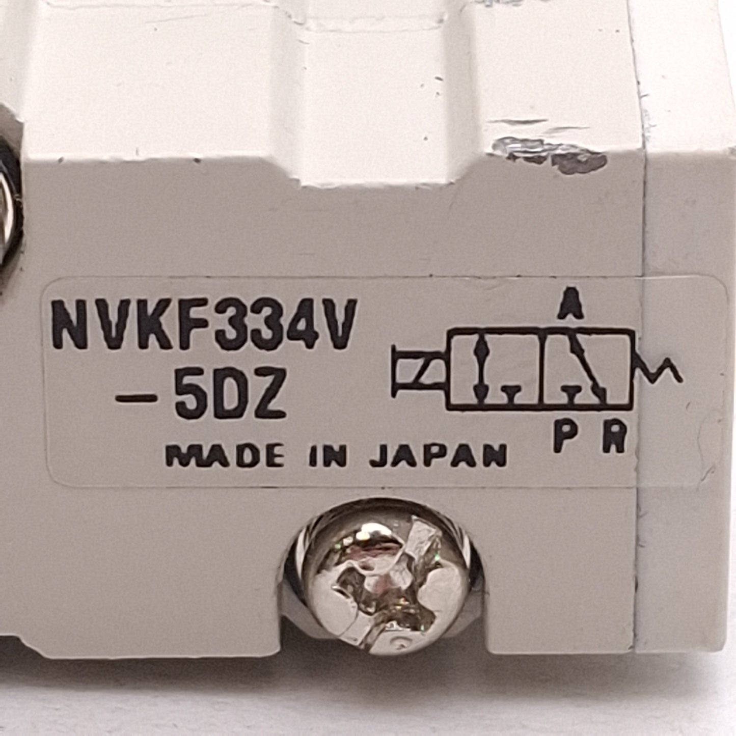 Used SMC NVKF334V-5DZ Vacuum Solenoid Valve, -100kPa~0.7MPa, 1/8in NPTF, 24VDC Coil