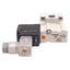Used SMC NVKF334V-5DZ Vacuum Solenoid Valve, -100kPa~0.7MPa, 1/8in NPTF, 24VDC Coil