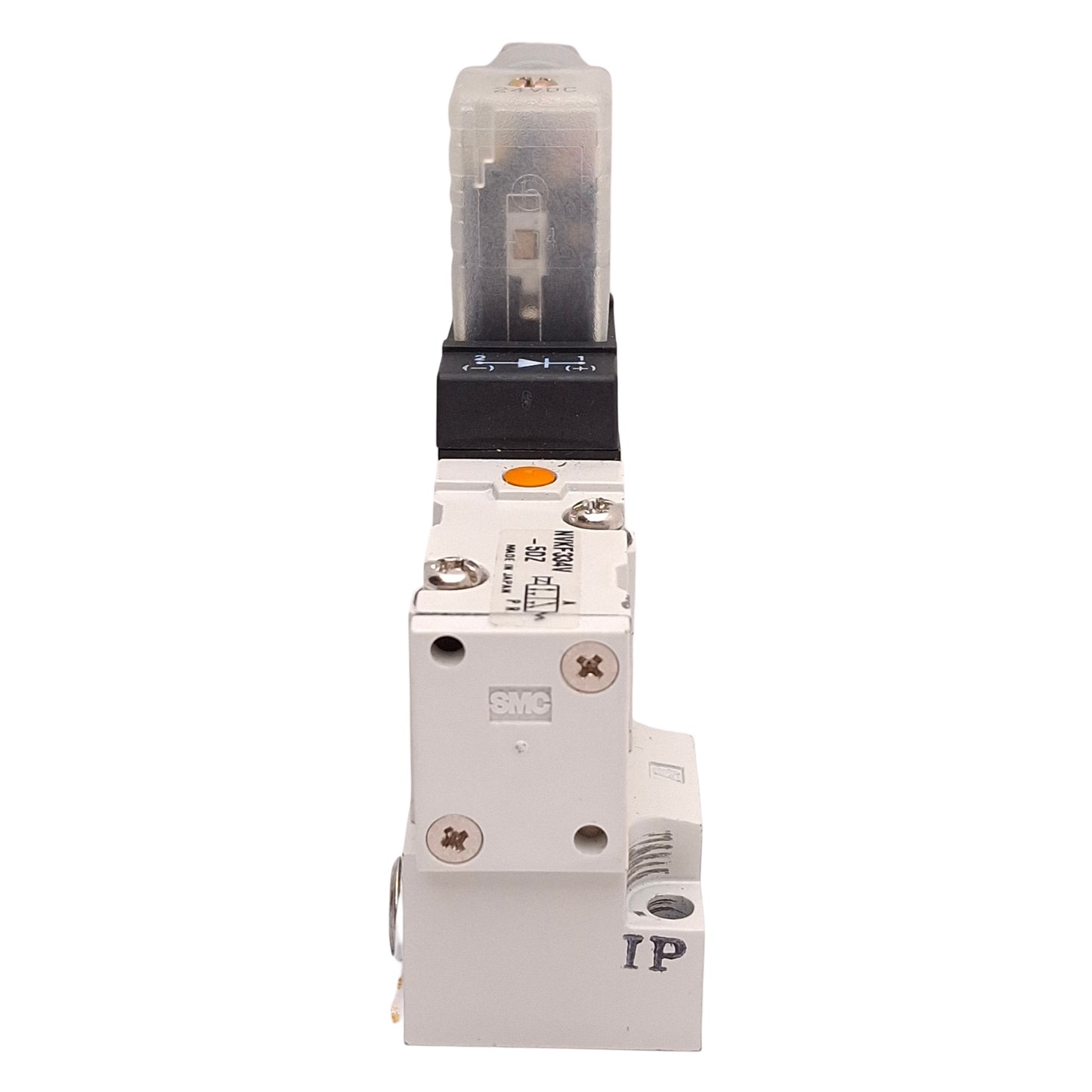 Used SMC NVKF334V-5DZ Vacuum Solenoid Valve, -100kPa~0.7MPa, 1/8in NPTF, 24VDC Coil