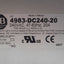 Used Allen Bradley 4983-DC240-20 Surge Suppressor Protector, 240VAC 20A, DIN Rail