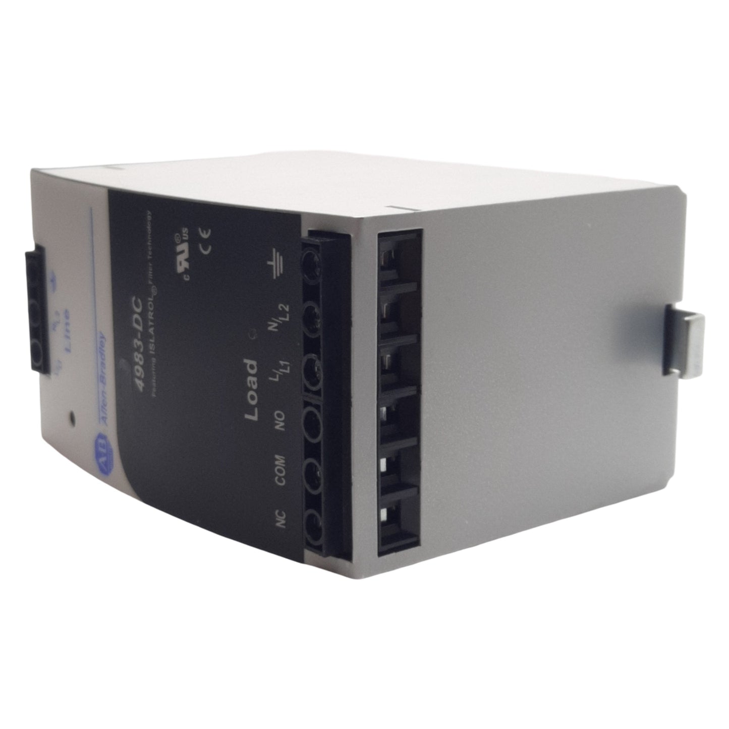 Used Allen Bradley 4983-DC240-20 Surge Suppressor Protector, 240VAC 20A, DIN Rail