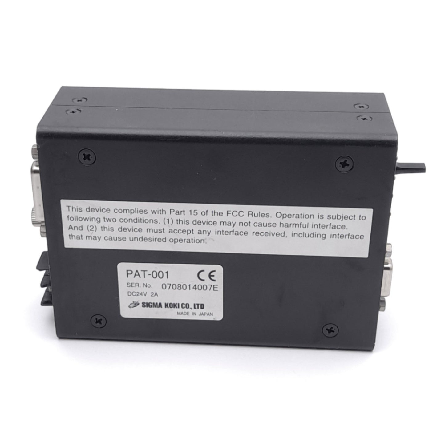 Used Sigma Koki PAT-001 Stage Controller for SGSP Stepping Motor, 24VDC 2A, 1-Axis