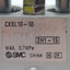 Used SMC CXSL10-10 Guided Cylinder, ø10mm Bore, 10mm Stroke, 0.7MPa, M5 Ports