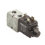 Used Numatics L01SA4592000030 Solenoid Valve, 4/2 Way, 1/8 NPTF, 110VAC Coil, 150 psi