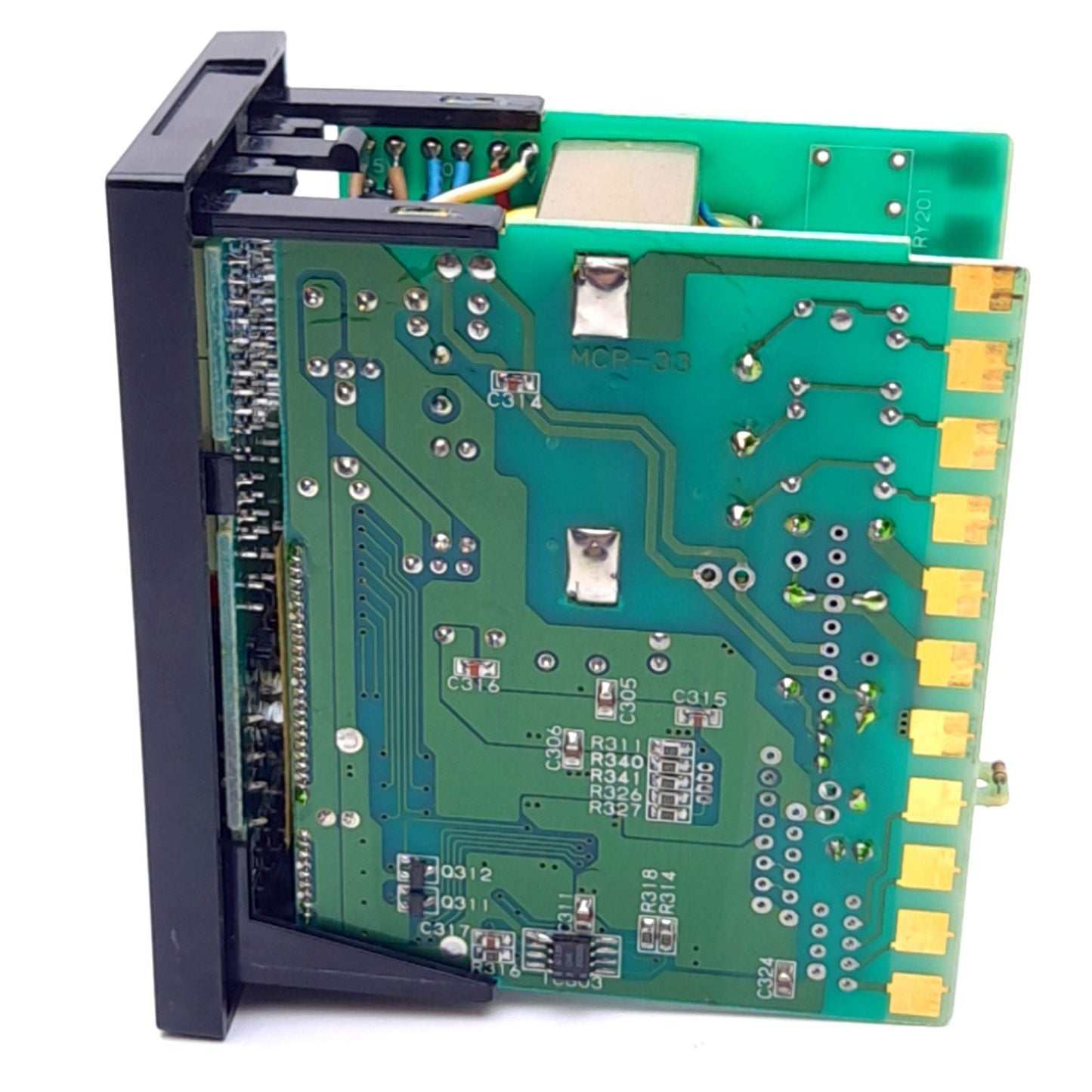 Used Barber Colman MAE1-10300 Temperature Controller, 0-1600°F Type J, 1/8 DIN Panel