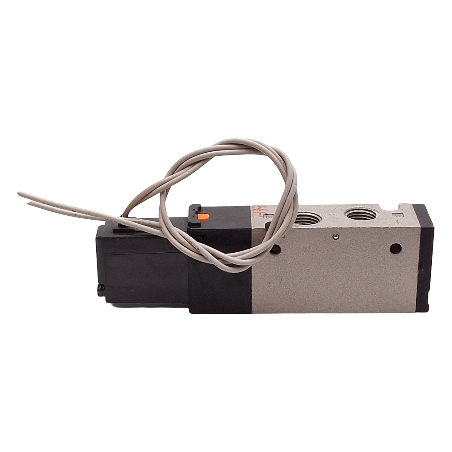 Used SMC NVZ5120-3G-01T Solenoid Valve, 5-Port, 20-100PSI, 1/8in NPTF, 110VAC Coil