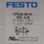 Used Festo CPE24-M1H-3OL-3/8 Solenoid Valve, 3/2-Way NO, 2.5-10bar, G3/8, 24VDC Coil