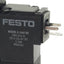 Used Festo CPE24-M1H-3OL-3/8 Solenoid Valve, 3/2-Way NO, 2.5-10bar, G3/8, 24VDC Coil