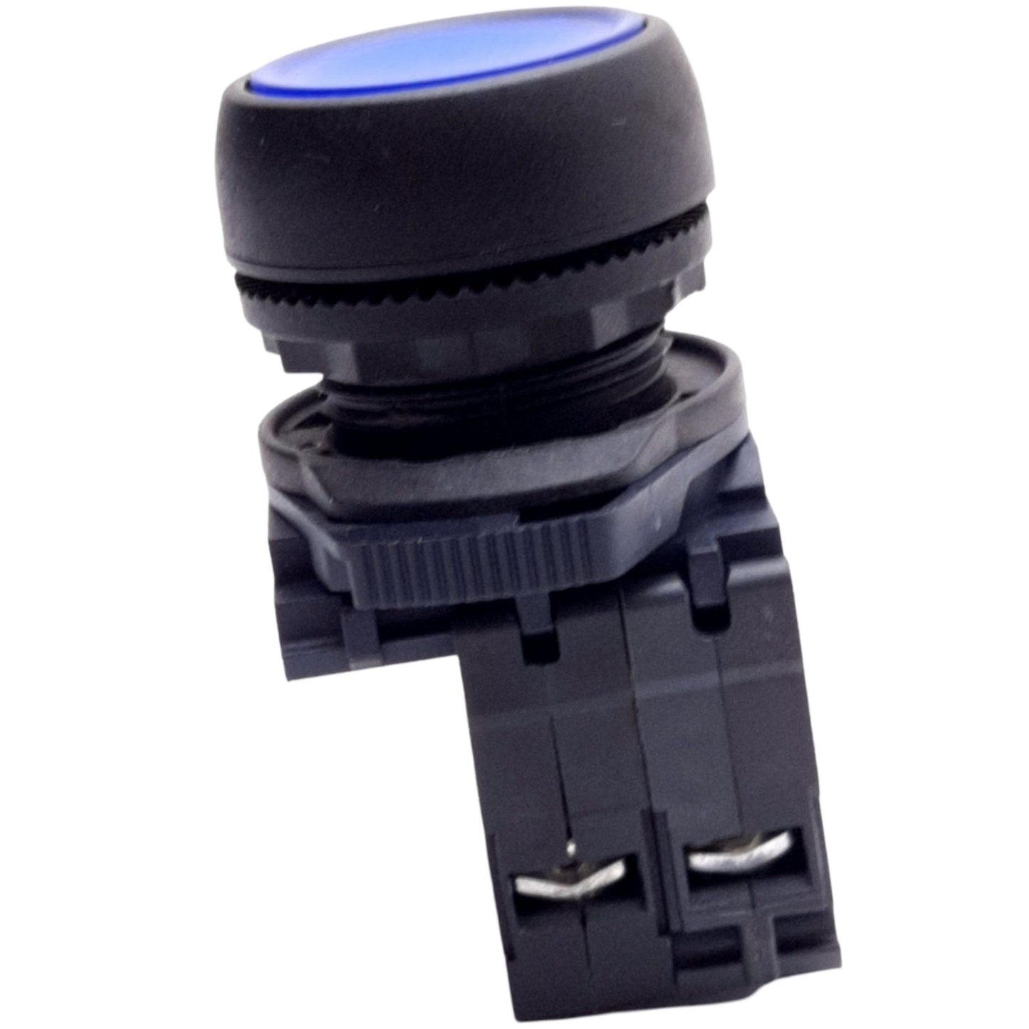 Used Allen Bradley 800FP-LF6 Momentary LED Illuminated Flush Blue Pushbutton, NO 22mm