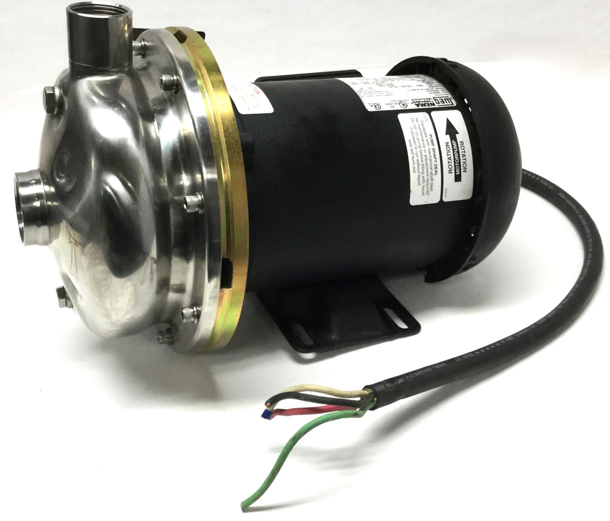 Used Scot MP 231 AS Pump & Motor 3PH 208-230/460VAC 60Hz 1HP, 3435RPM, 1 & 1-1/4" NPT