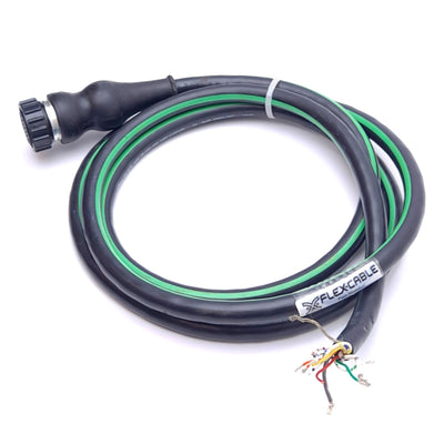Used Flex Cable FC-CFBM6DF-CBAF-M002 Servo Motor Feedback Cable, 28-Pin Female, 2m