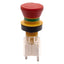 Used Schlegel RKUV28 BT Pushbutton E-Stop Twist-to-Release ø16.2mm 1NC+1NO 240VAC 4A