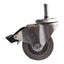 Used Lot of 4 Colson 2.03254.445 MTG10 BRK5 Threaded Swivel Caster ø3.5x1.25in 250lbs