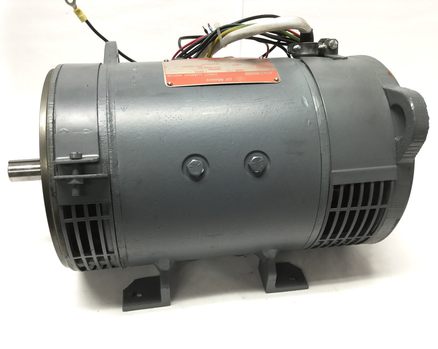 Used GE 5CD143UE801B801 Kinamatic DC Motor 180VDC, 5HP, 2500RPM, Ø7/8" Shaft