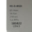 Used Festo HE-D-MIDI Pneumatic Manual Valve, 3/2 On/Off, G1/4 Port, 230psi Max