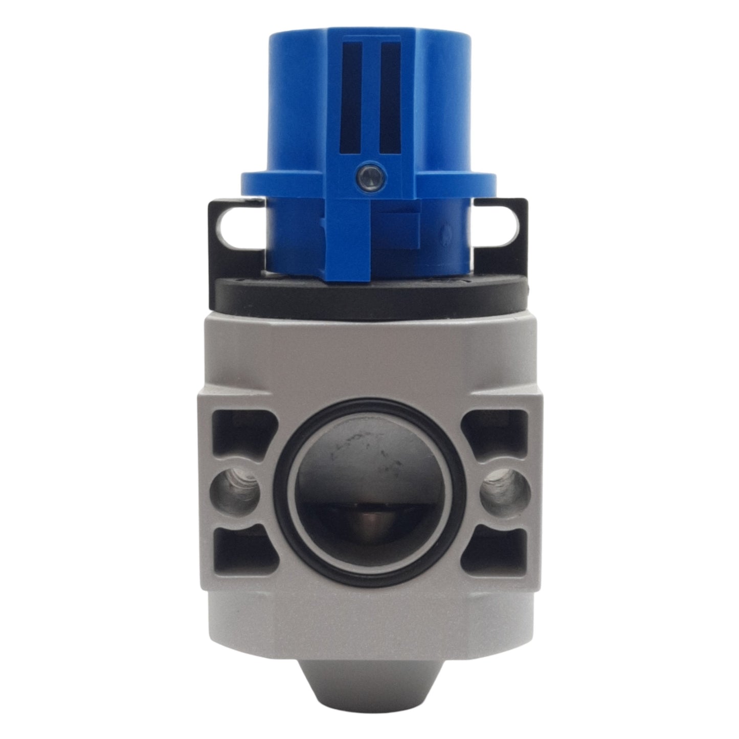 Used Festo HE-D-MIDI Pneumatic Manual Valve, 3/2 On/Off, G1/4 Port, 230psi Max