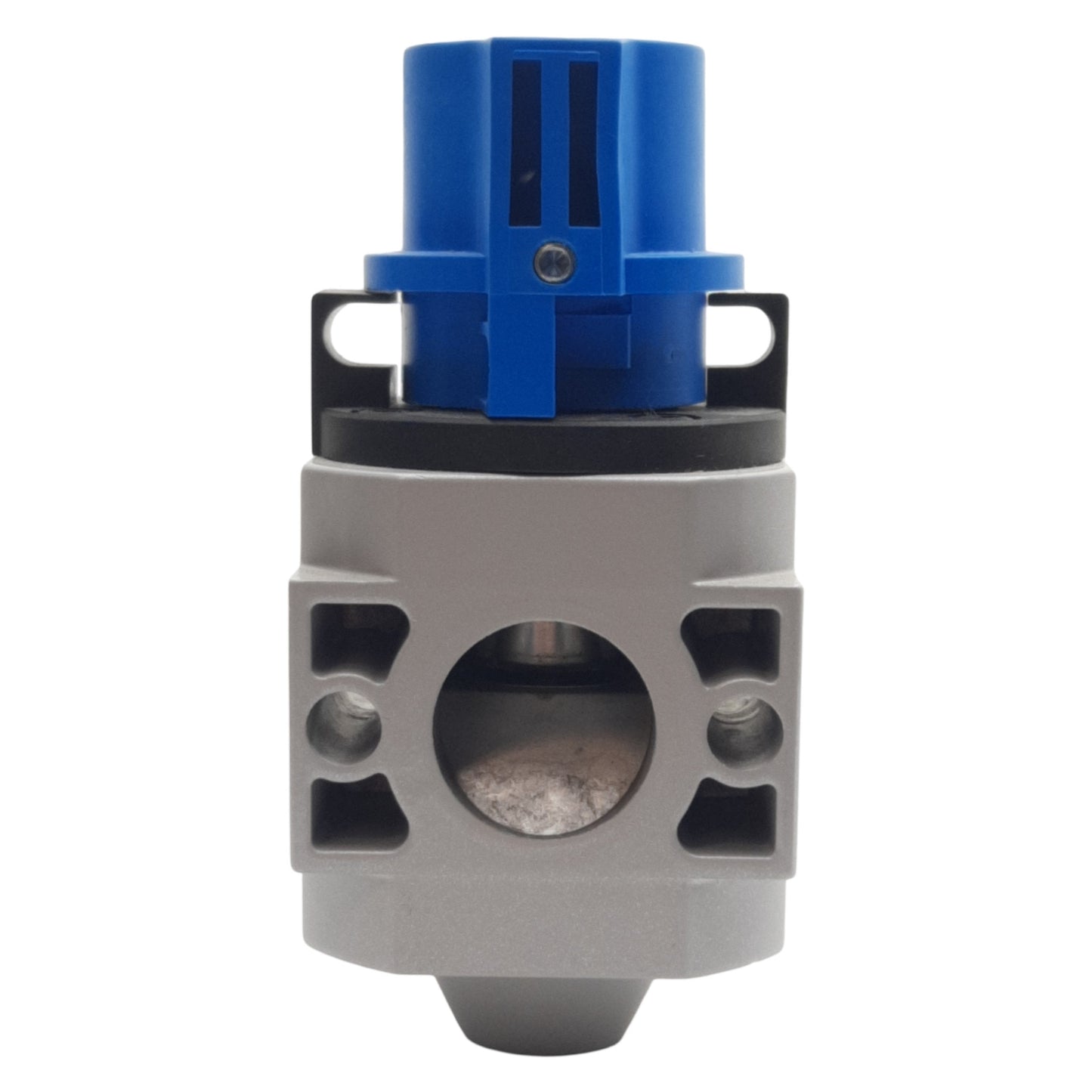 Used Festo HE-D-MIDI Pneumatic Manual Valve, 3/2 On/Off, G1/4 Port, 230psi Max