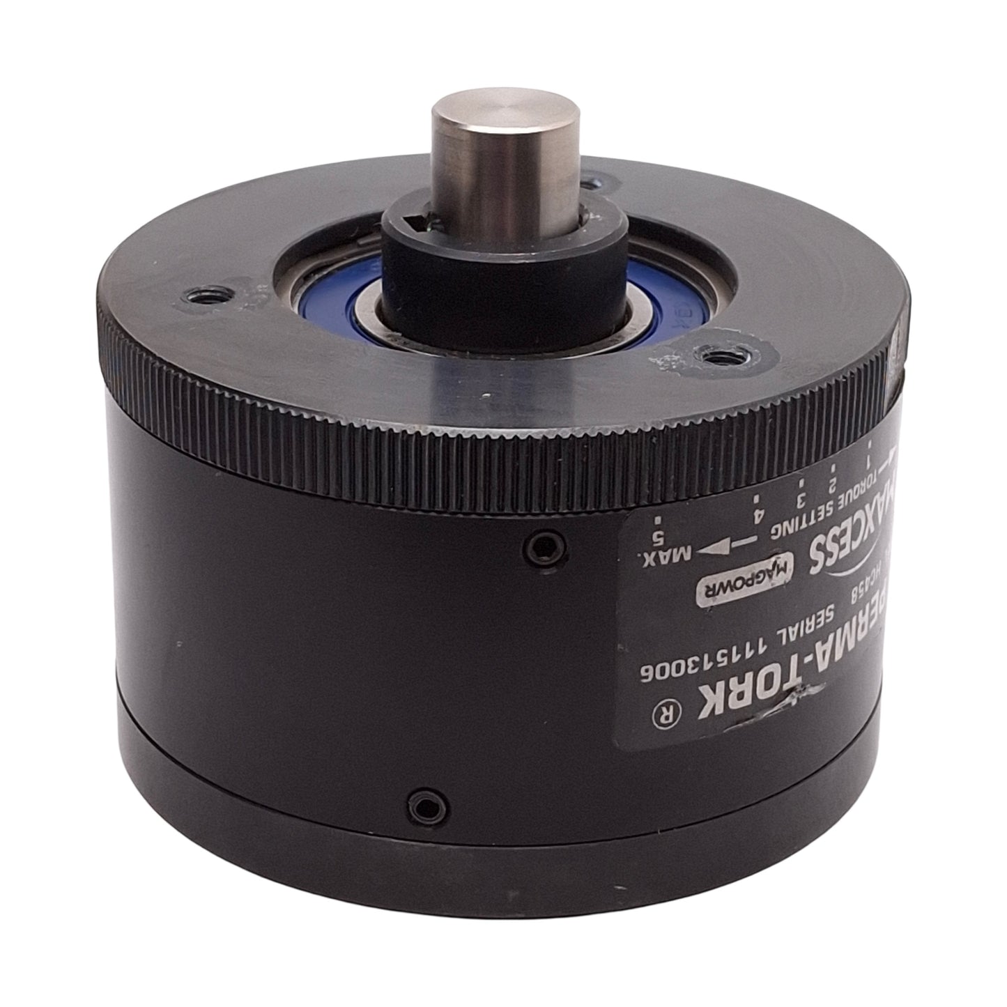 Used Maxcess HC458 Magpower Perma-Tork Permanent Magnet Clutch 0.5-10lb-in ø5/8" Bore