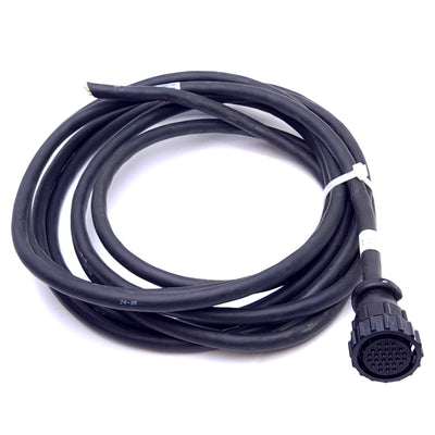 Used Flex Cable 2090-CFBM6DF-CBAA09 Motor Feedback Cable, AMP 28-Pin Female, 4.5m