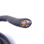Used Flex Cable 2090-CFBM6DF-CBAA09 Motor Feedback Cable, AMP 28-Pin Female, 4.5m