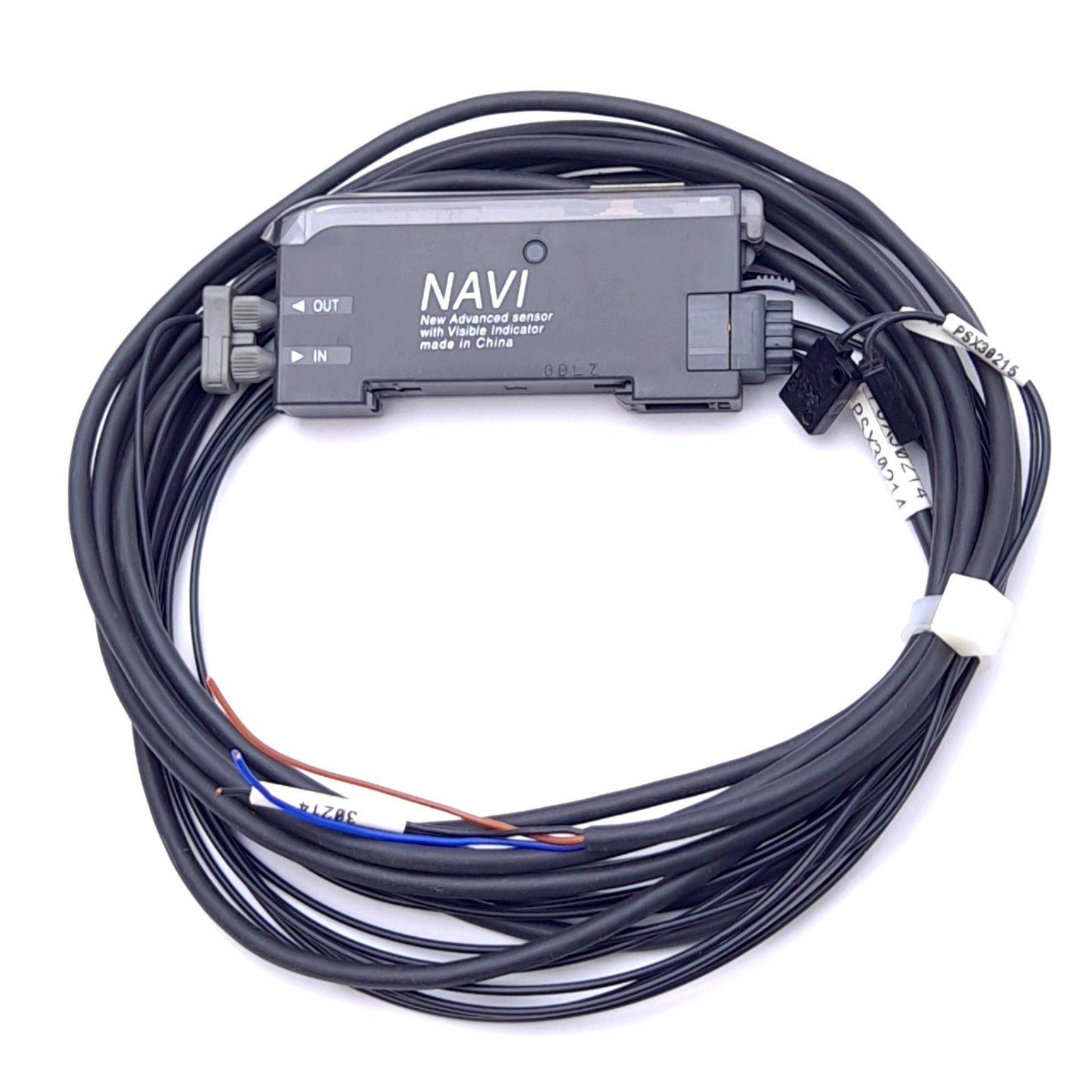 Used Panasonic FX-301P Fiber Sensor/Amplifier, PNP Open, 12-24VDC, 100mA, 8ft Cable