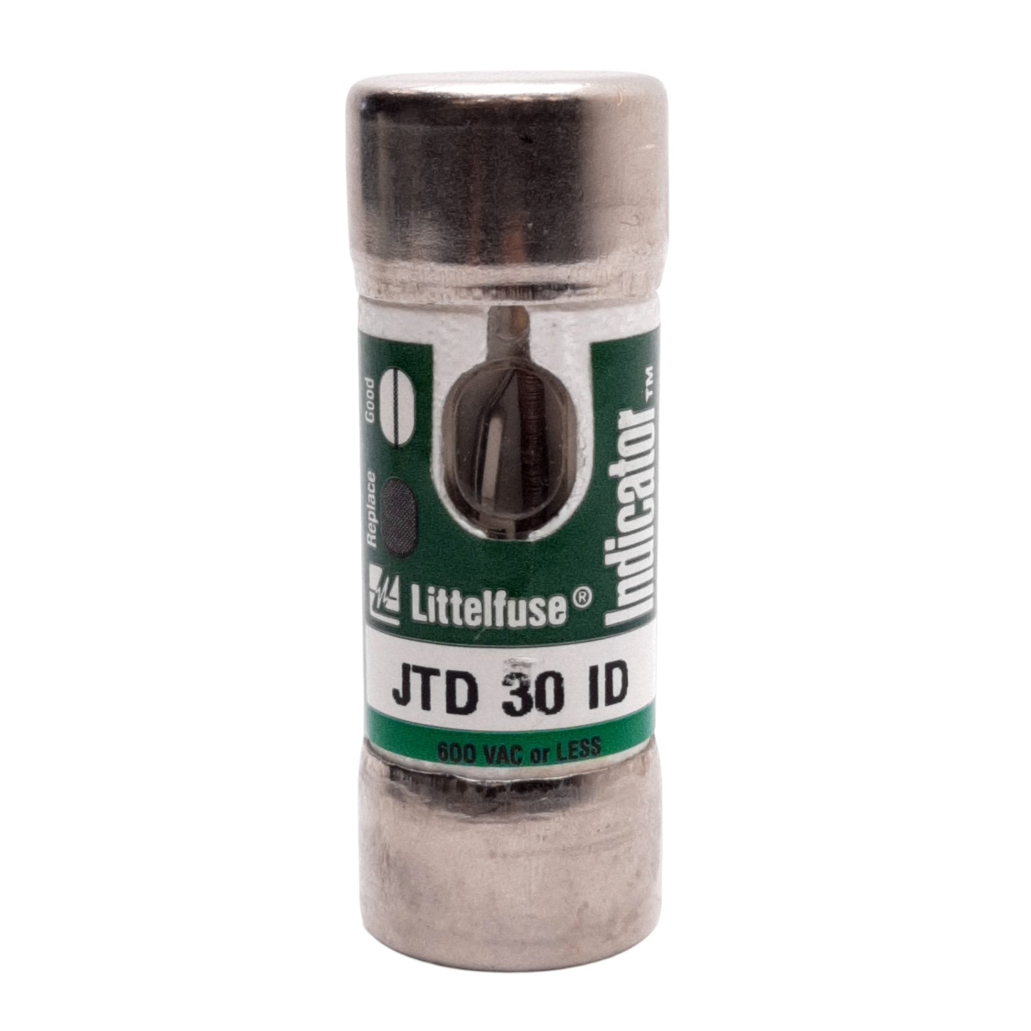 Used Lot of 3 Littelfuse JTD 30ID Class J Fuse, 30A 600VAC, ø.75" x 2.25" Length