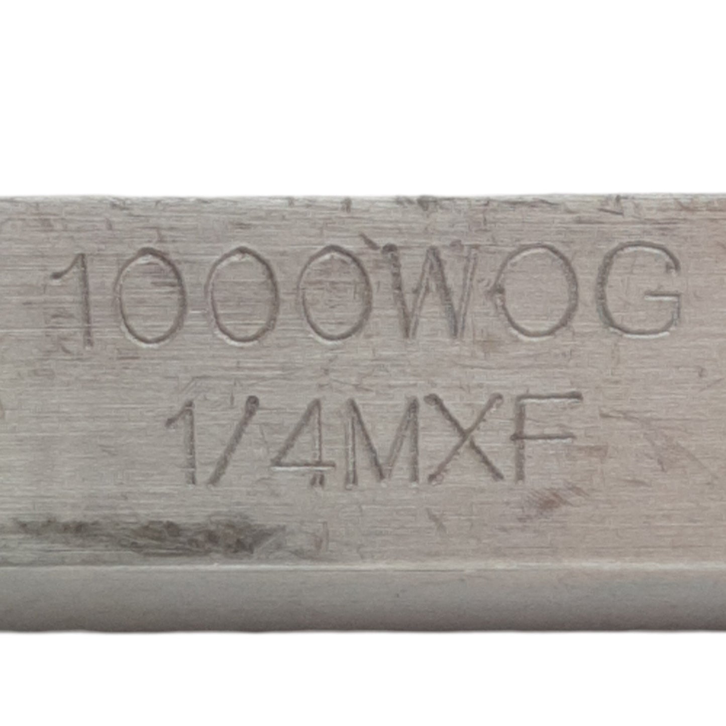 Used Lot of 2 1000WOG 1/4MXF Ball Valves, 1/4in NPT Male & Female, 1000psi, Steel