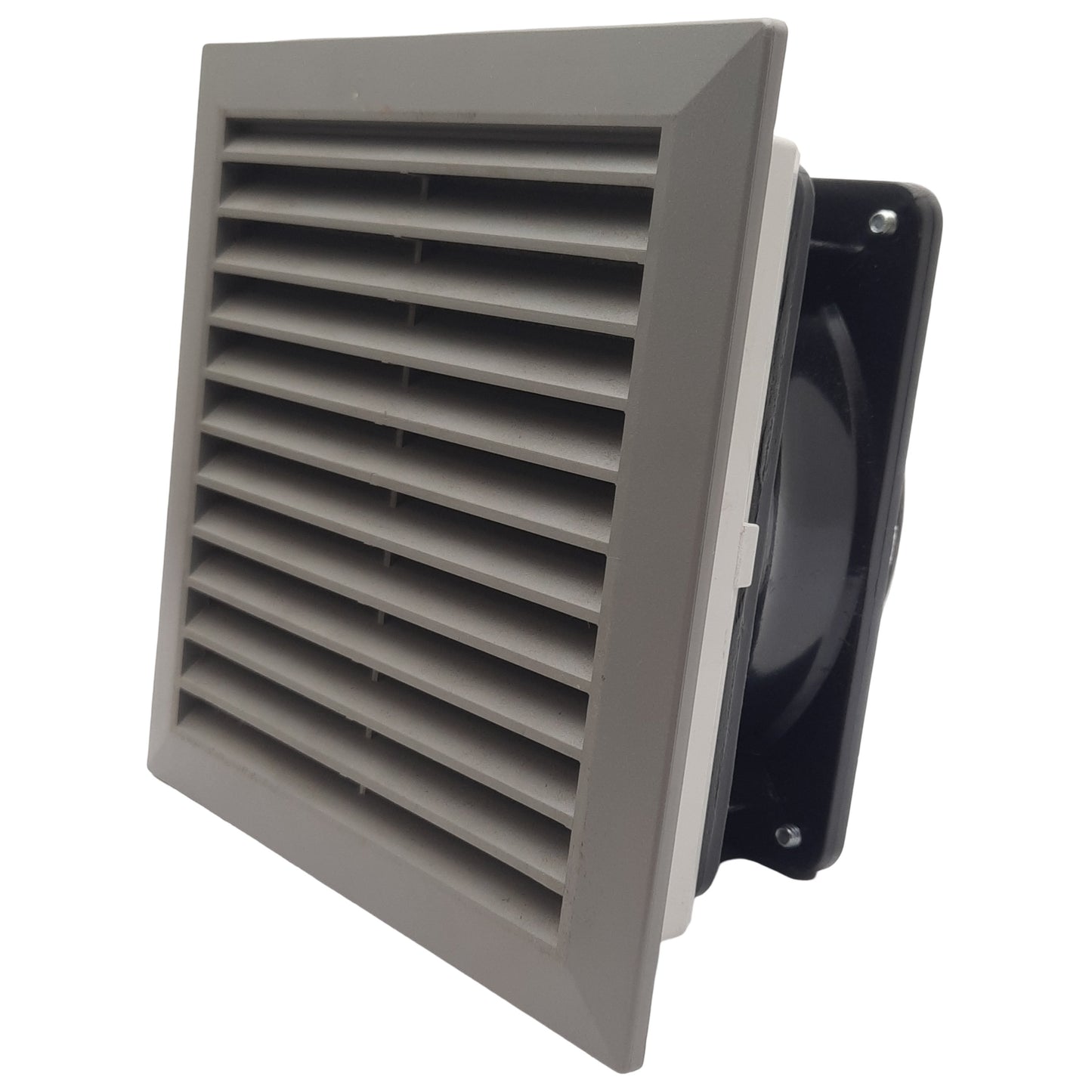 Used McLean SF-0516-002 Enclosure Filter & Fan, 148x148x70mm, 1 Phase, 115V .22A, 20W