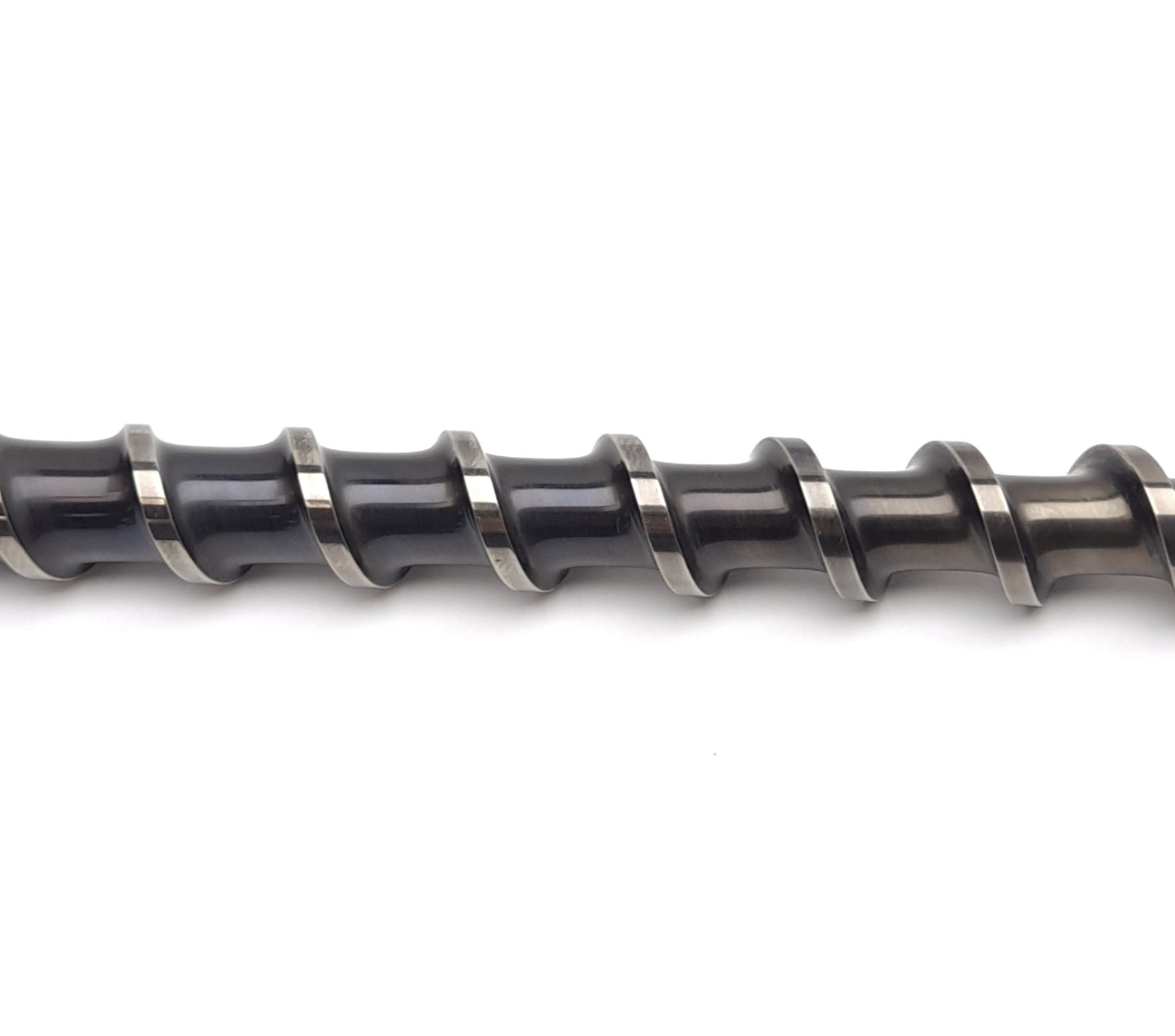 Used Davis Standard 1" Extruder Feedscrew, 31-3/4" Long, 25" Screw, 4mm Thread Width