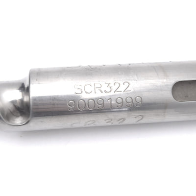 Used Davis Standard 1" Extruder Feedscrew, 31-3/4" Long, 25" Screw, 4mm Thread Width