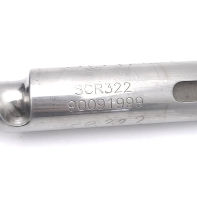 Used Davis Standard 1" Extruder Feedscrew, 31-3/4" Long, 25" Screw, 4mm Thread Width
