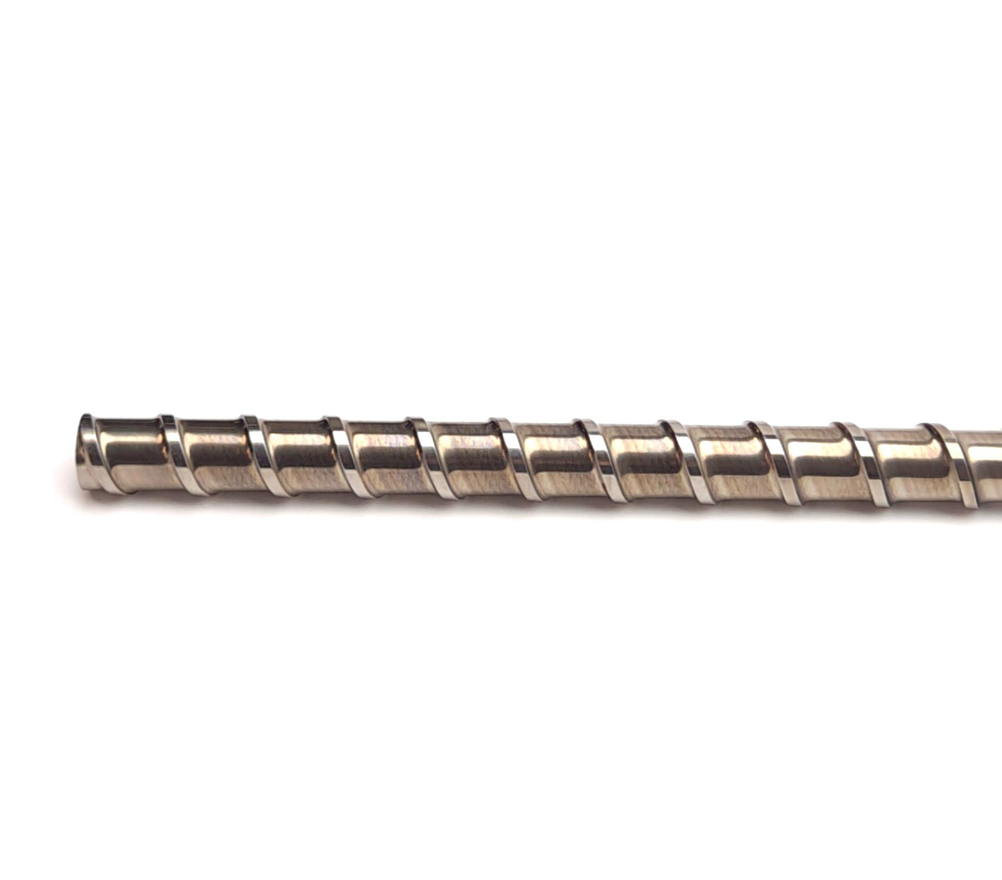 Used Davis Standard 1" Extruder Feedscrew, 31-3/4" Long, 27-1/4" Screw, 3.3mm Thread