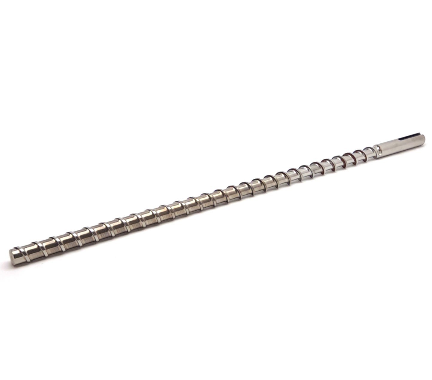 Used Davis Standard 1" Extruder Feedscrew, 31-3/4" Long, 27-1/4" Screw, 3.3mm Thread